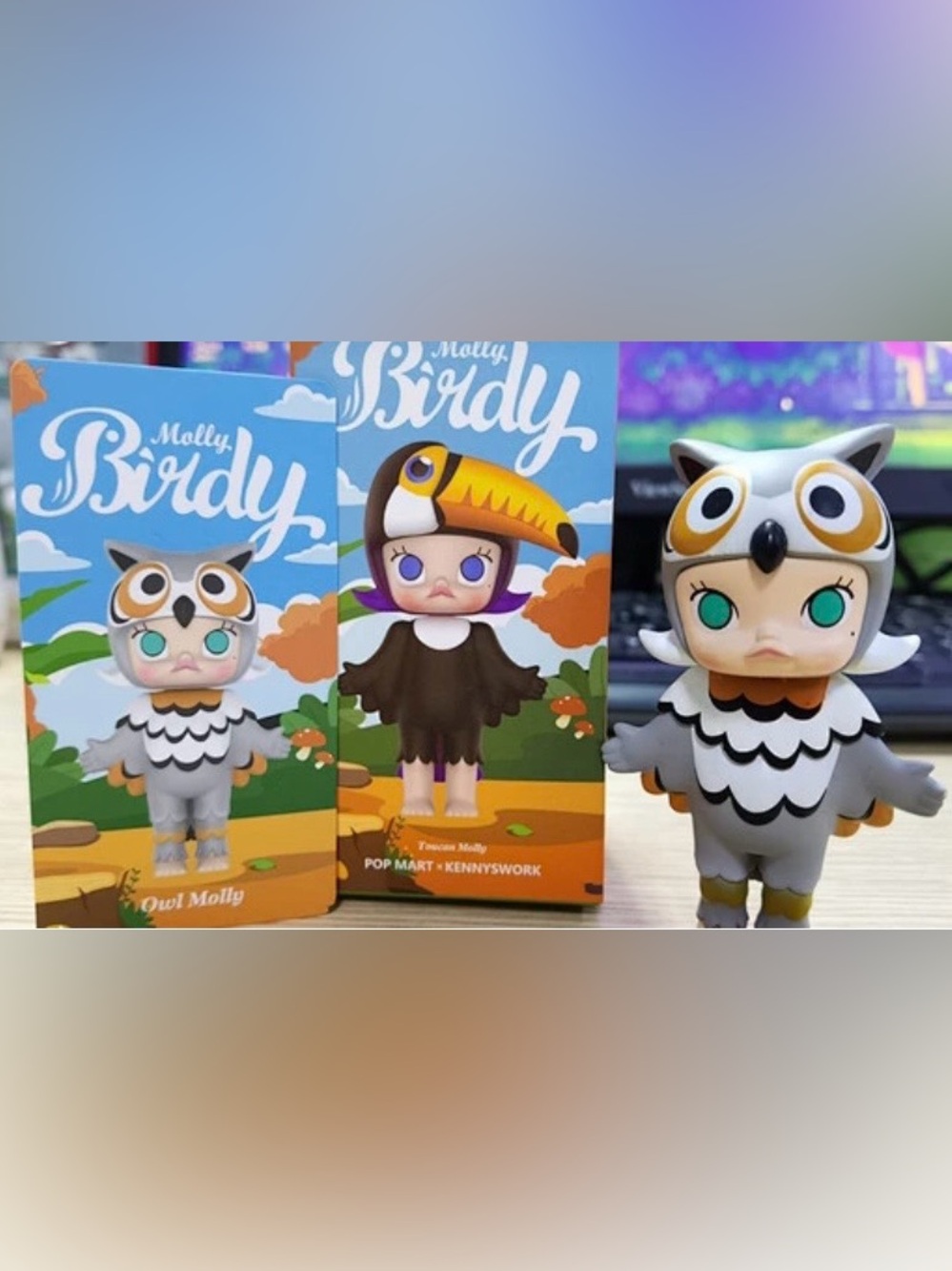 Extremely RARE Pop Mart x Kennyswork “Owl Molly” Birdy Series